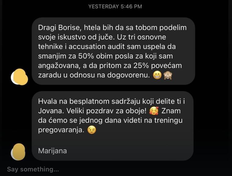 Utisak: −50% obima posla, +25% zarade