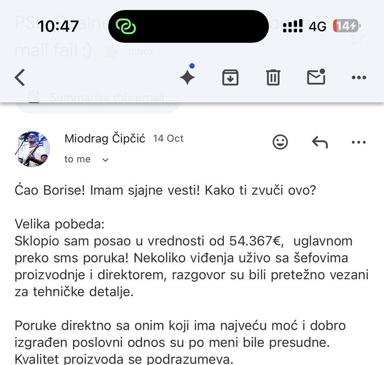 Utisak: Posao od 54.367 € – zatvoren uglavnom preko SMS-a